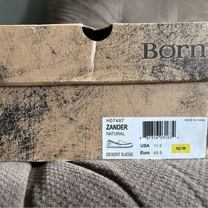 Born Zander Natural Desert Suede Footwear